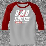 Raglan 3/4 Roundneck Shirt (Gray Body) Thumbnail