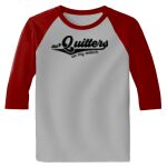 Raglan 3/4 Roundneck Shirt (Gray Body) Thumbnail