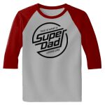 Raglan 3/4 Roundneck Shirt (Gray Body) Thumbnail