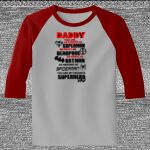 Raglan 3/4 Roundneck Shirt (Gray Body) Thumbnail