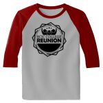 Raglan 3/4 Roundneck Shirt (Gray Body) Thumbnail