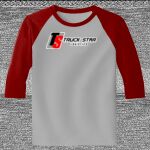 Raglan 3/4 Roundneck Shirt (Gray Body) Thumbnail