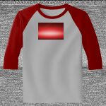 Raglan 3/4 Roundneck Shirt (Gray Body) Thumbnail