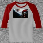 Raglan 3/4 Roundneck Shirt (Gray Body) Thumbnail