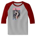 Raglan 3/4 Roundneck Shirt (Gray Body) Thumbnail