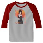 Raglan 3/4 Roundneck Shirt (Gray Body) Thumbnail