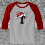 Raglan 3/4 Roundneck Shirt (Gray Body) Thumbnail