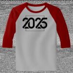 Raglan 3/4 Roundneck Shirt (Gray Body) Thumbnail