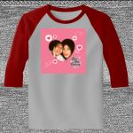 Raglan 3/4 Roundneck Shirt (Gray Body) Thumbnail